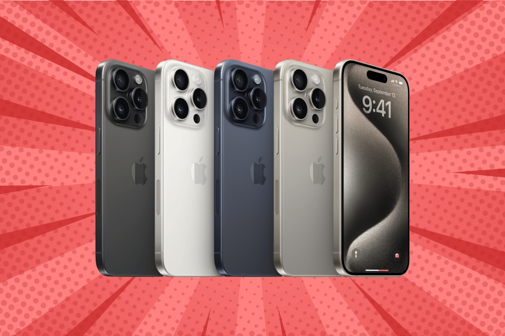 Grafik med iPhone 15 Pro