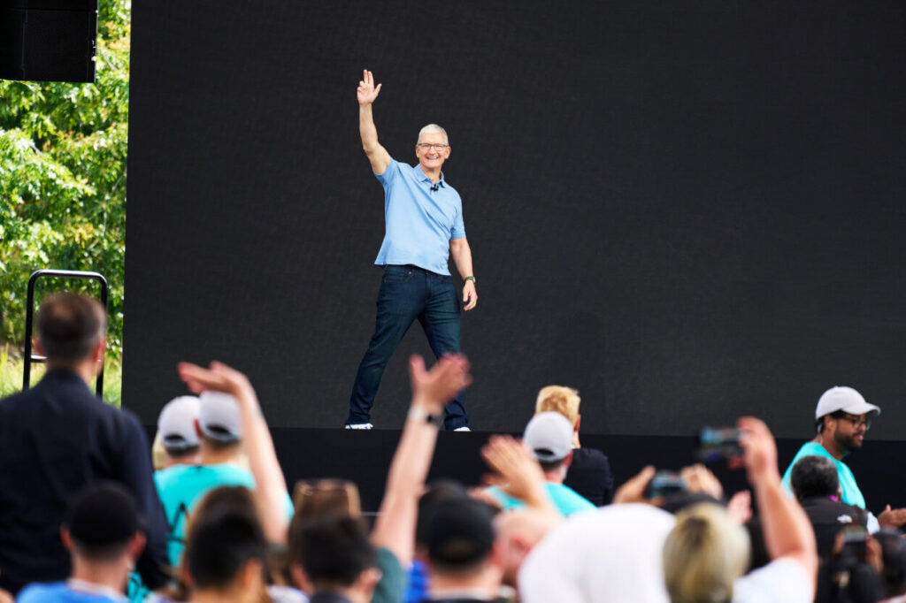Apple pressefoto fra det WWDC-eventet i 2023.