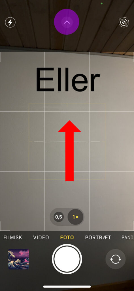 Sådan bruger du din selvudløser på iPhone - trin 1.