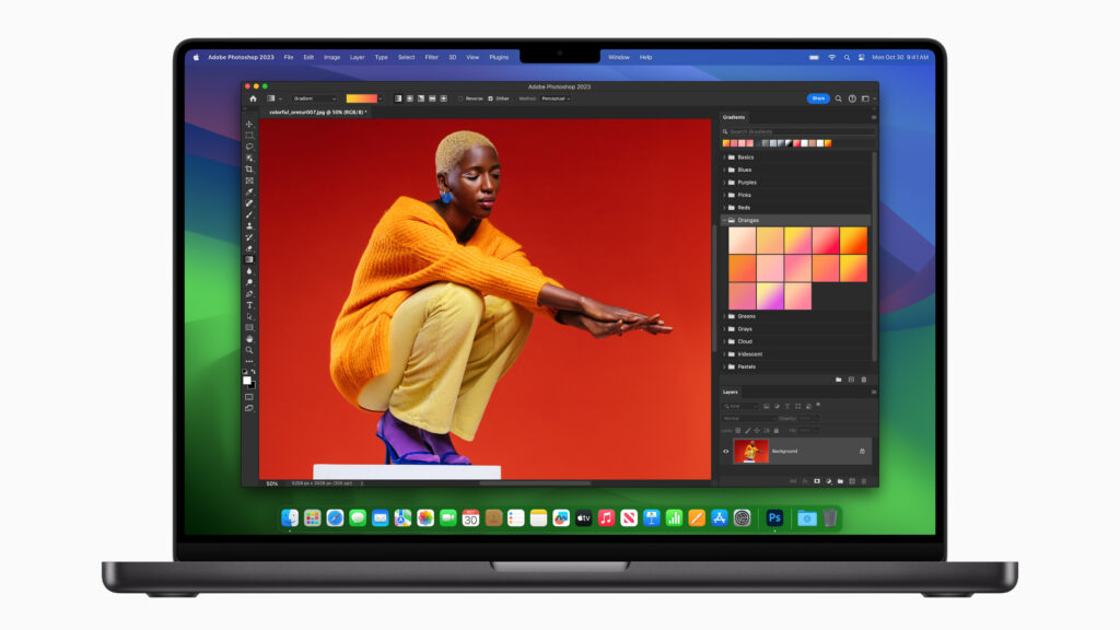 Adobe Photoshop i M3 MacBook Pro