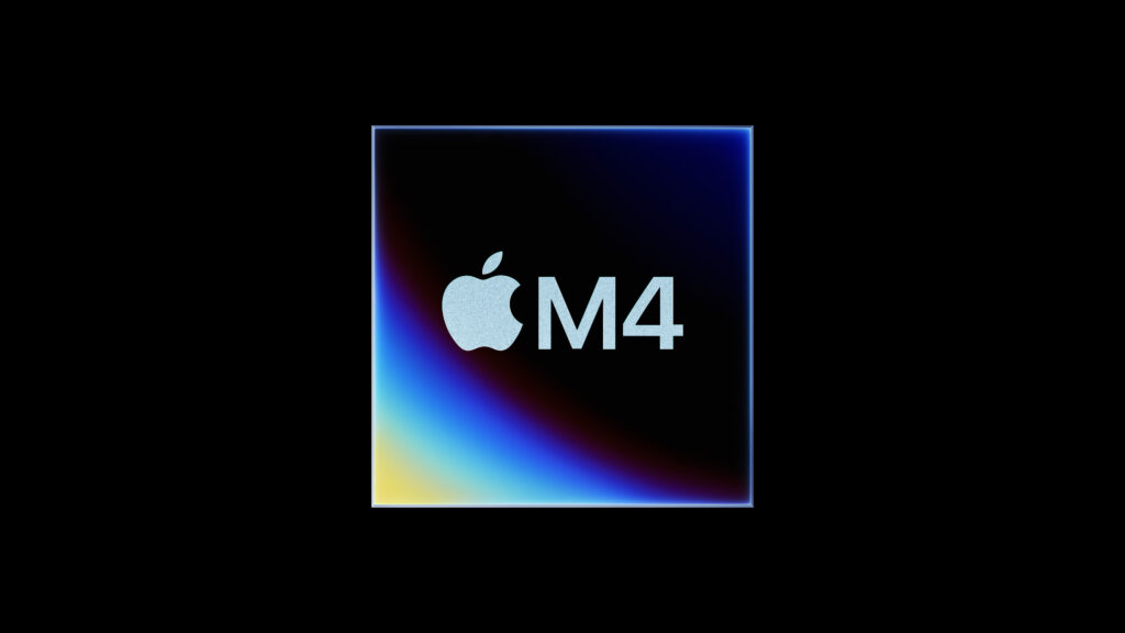 M4-chip. Pressefoto af Apple.