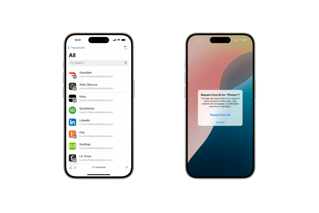 Sikkerhedsnyheder i iOS 18