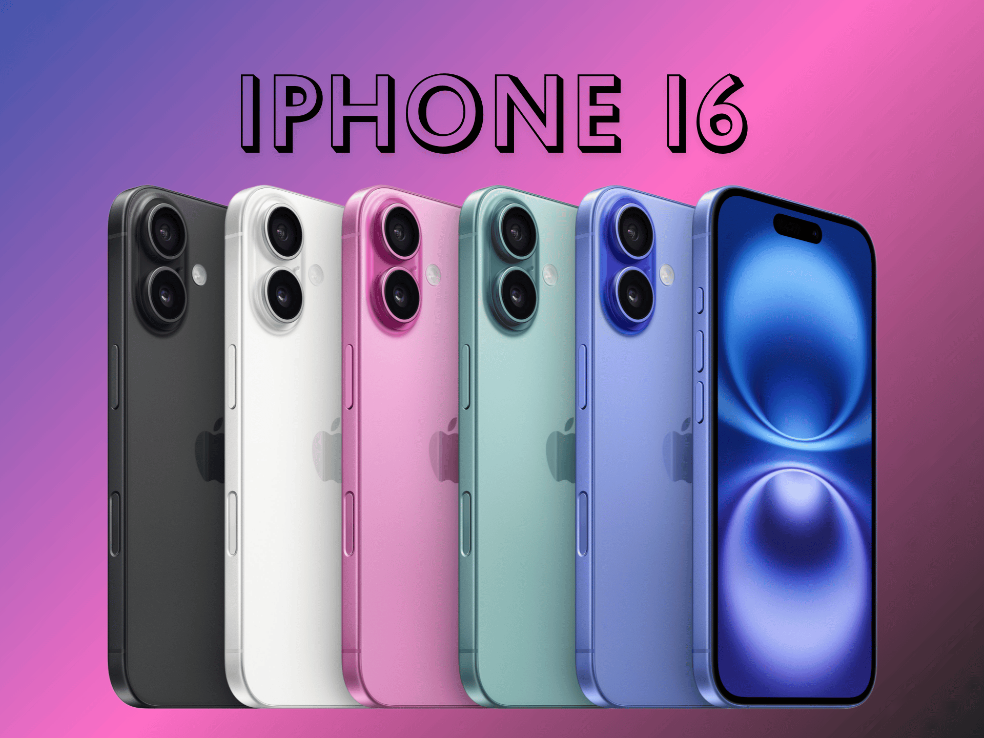 iPhone 14 vs. iPhone 16 – Se de vigtigste forskelle